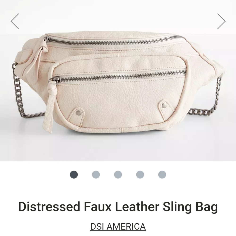 DSI Faux Leather Sling Bag